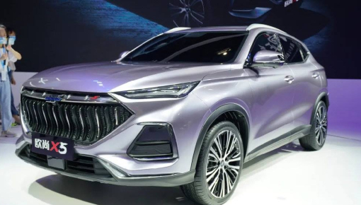 Oshan X5 - SUV hạng C dáng vẻ sắc cạnh thể thao, lưới tản nhiệt to khổng lồ được ra mắt
