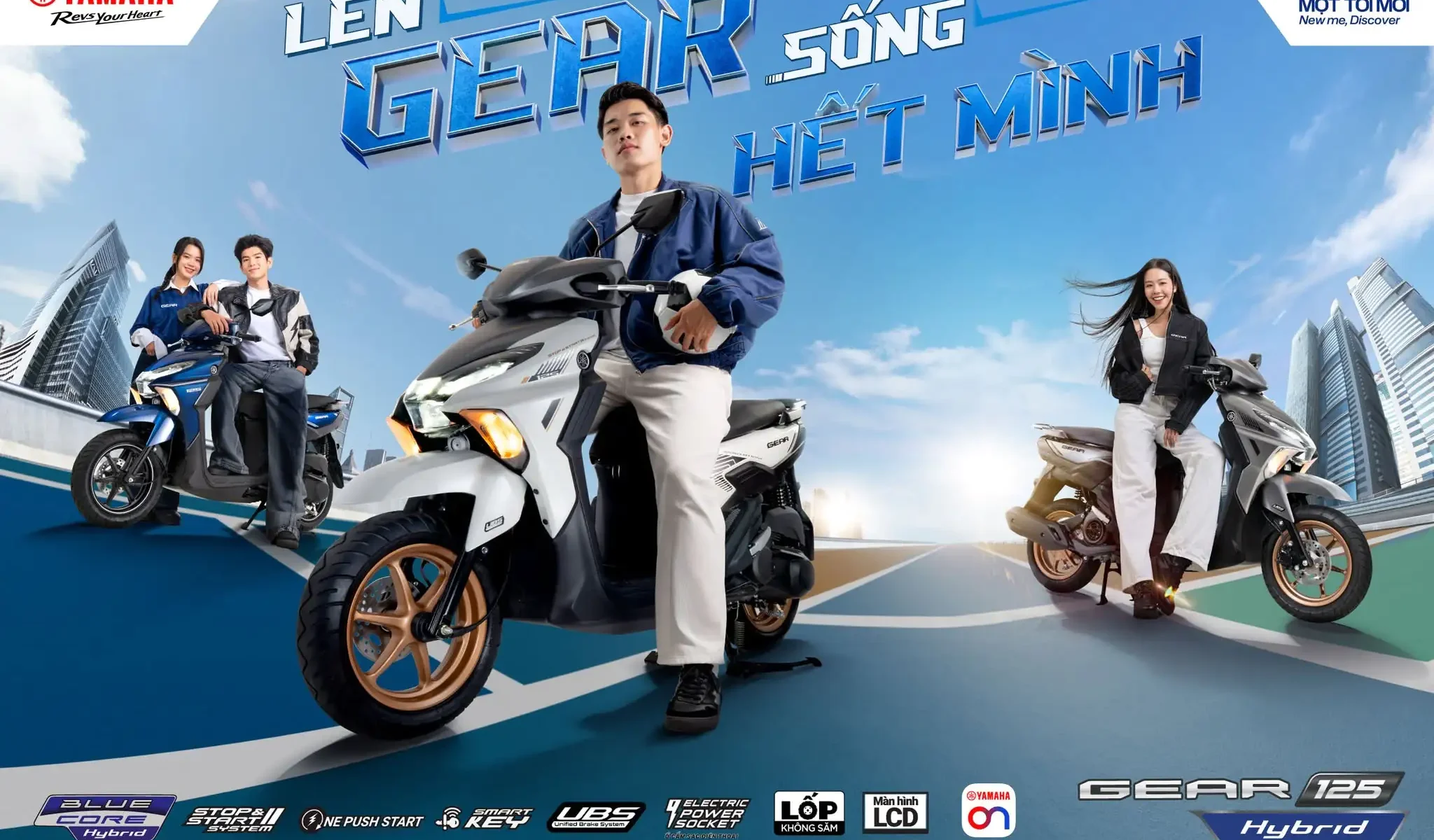 Đánh giá Yamaha Gear 125 Hybrid 2026: bài toán thực dụng cho nhu cầu đi lại hằng ngày