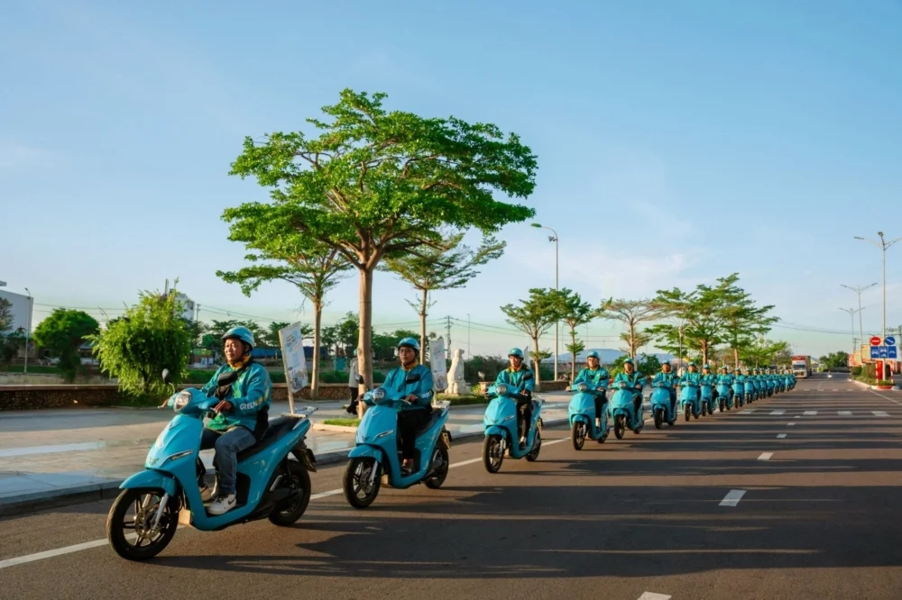 Green SM mang xe máy điện VinFast sang Indonesia