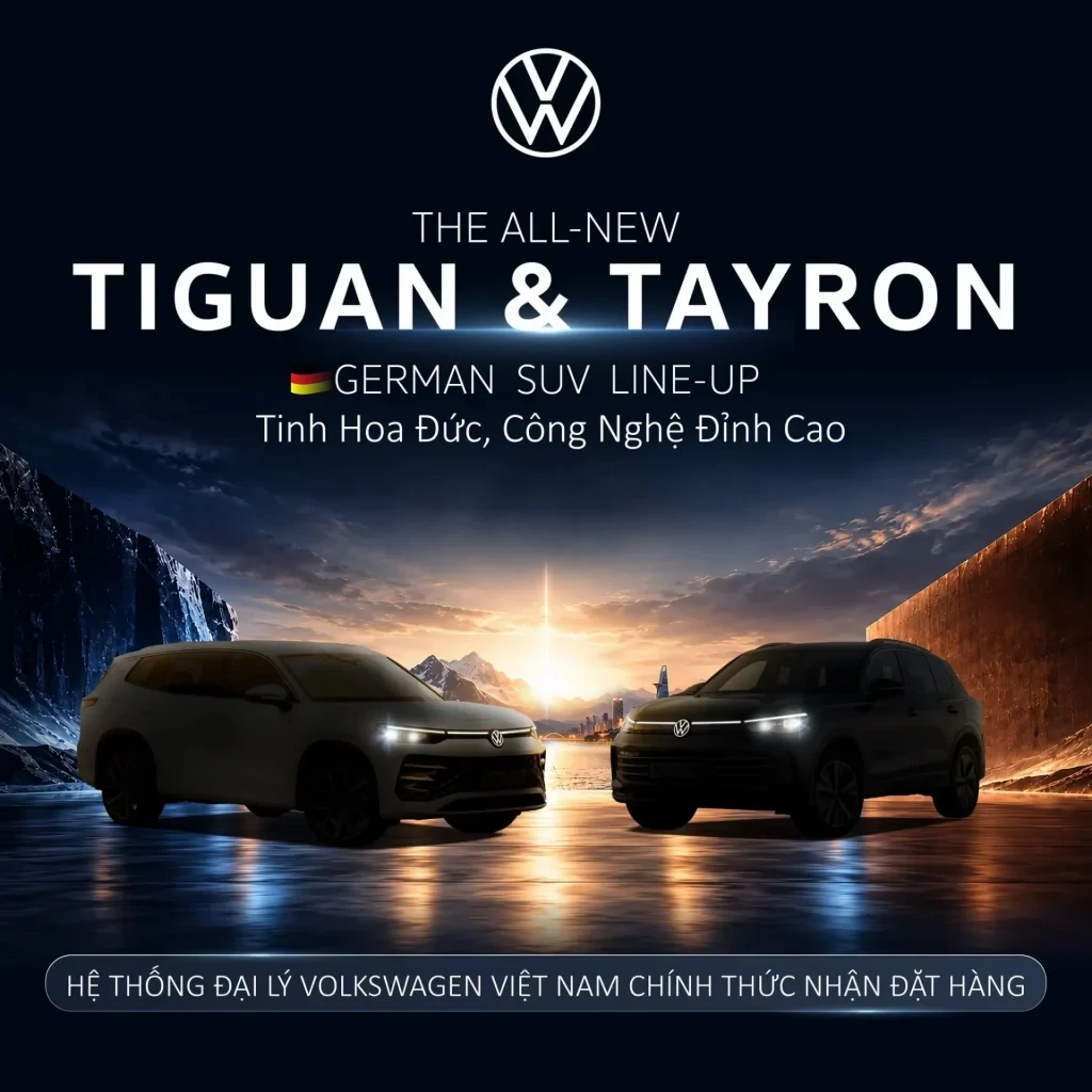Volkswagen Tayron sắp ra mắt: Bản R-Line đắt hơn Style 300 triệu